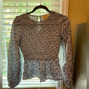 Universal Thread Peplum Top